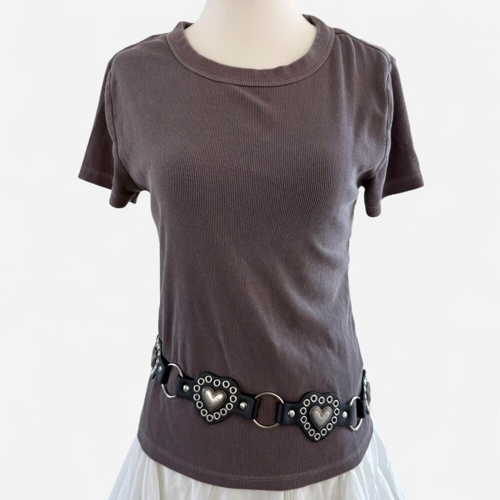 Vintage 2000s Style Top Active Short Sleeve